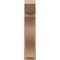 Ekena Millwork 8-in W x 24-in D x 36-in H Funston Slat Rough Cedar Woodgrain TimberThane Outlooker, Primed Tan OUTUR080X24X36FST24RCPR - alternate 5